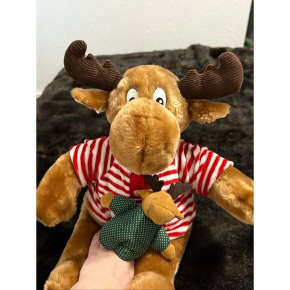 Moostletoe And Littletoe Moose Plush 18" Unmoostakable Friendship Stuffed Toy - Picture 1 of 6